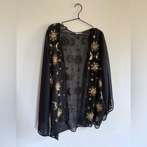 Her Pony the Label Stella Sequin Kimono | Worn Only Once
